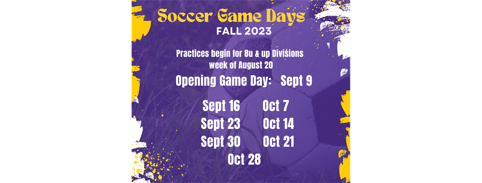Fall 2023 Game Days
